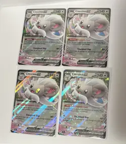 Cinccino ex 073/086 Full Art Foil English 4 Card Lot Pokemon TCG - Image 1