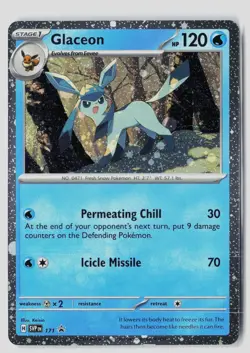 Glaceon (Cosmos Holo) 171 Holo Promo Scarlet & Violet Promo Pokemon Holo NM - Image 1