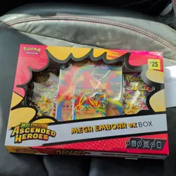 Pokemon TCG Mega Evolution Ascended Heroes Mega Emboar EX Box Promo 2016 - Image 1
