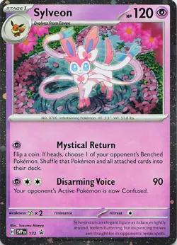 Sylveon (Cosmos Holo) 172 Holo Promo Scarlet & Violet Promo Pokemon Holo NM - Image 1