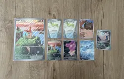 Pokemon Black Bol IR Full Art Rare Lot of 7 Cards + Victini Jumbo Cards - NM 🔥 - Image 1