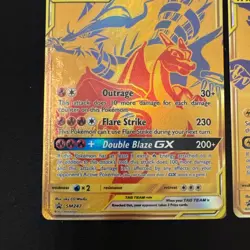 Pokemon TCG Reshiram & Charizard GX SM248, Pikachu & Zekrom GX SM247 Tag Team NM - Image 4