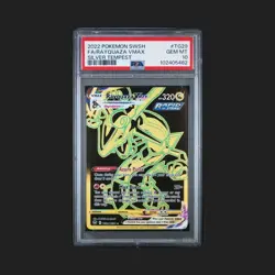 2022 POKEMON SWORD & SHIELD SILVER TEMPESTFULL ART/RAYQUAZA VMAX PSA 10 - Image 1