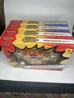 Pokemon Mega Evolution Ascended Heroes Ex Box Lot Of 4 Factory Sealed - Image 1