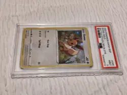 2021 Pokemon SWSH Black Star Promo #095 Eevee Holo 3 Pack Blister PSA 9 - Image 5