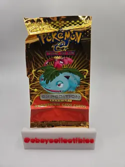 EMPTY Expedition Pokemon Booster Wrapper Venusaur - NO CARDS - Image 1