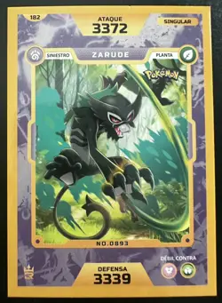ZARUDE - POKEMON MASTER JOURNEY 3R ELEMENTOS CCG - Image 1