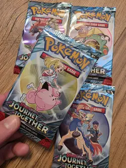 Pokemon TCG Journey Together Booster Pack X 4 - Complete Art Set - New & Sealed - Image 2
