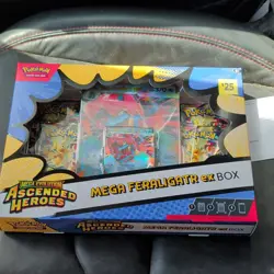 Pokemon TCG Mega Feraligatr ex Box - Ascended Heroes Promo Booster - Image 1