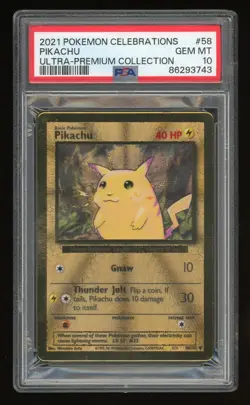 2021 Pokemon Celebrations Ultra Premium Collection Pikachu PSA 10 - Image 1