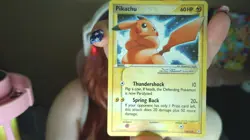 Pokemon Holon Phantoms Pikachu 104/110 Gold Star - Holon Phantoms (HP) - Image 1