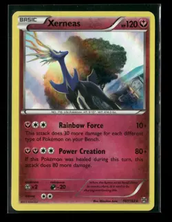 Xerneas 107/162 - Holo Holo Rare - XY - BREAKthrough - MP - Pokemon - Image 1