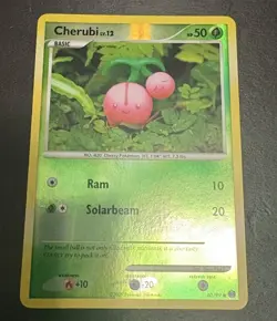 2009 Pokemon Cherubi Reverse Holo 60/99 Platinum Arceus LP-NM - Image 1