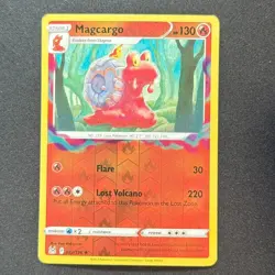 Magcargo 22/196 Rare Reverse Holo SWSH11: Lost Origin Pokemon TCG - Image 1