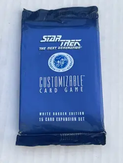 Star Trek Customizable Card Game Lot White Border Edition Starter Set, Expansion - Image 5