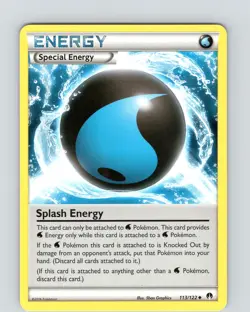 Pokemon TCG Splash Energy XY BREAKpoint 113/122 Regular Uncommon Card LP-NM - Image 1