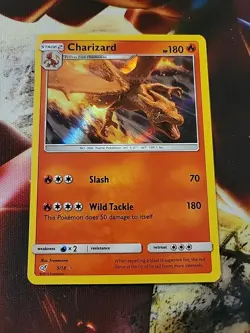 Pokemon TCG Charizard Detective Pikachu Holo Card 5/18 - Image 1