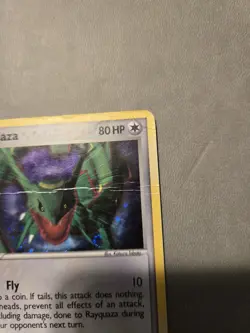 Rayquaza 3/17 Pop Series 1 TCG Promo Cosmos Holo Rare Pokemon Card 2006 MP - Image 4