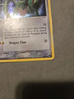 Rayquaza 3/17 Pop Series 1 TCG Promo Cosmos Holo Rare Pokemon Card 2006 MP - Image 5