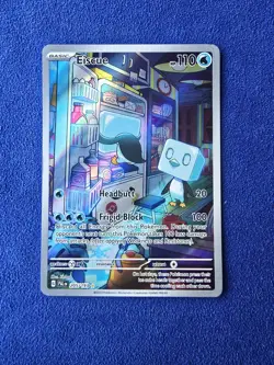 Pokemon TCG Eiscue Scarlet & Violet Paldea Evolved Holo Card 205/193 - Image 1