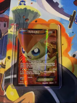 Pokemon TCG Victini EX Full Art Ultra Rare Holo Card 131/135 Plasma Storm - Image 1