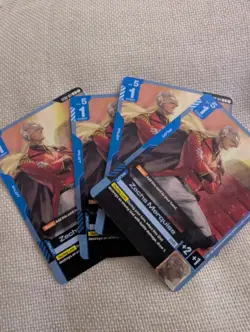 Gundam Card Game TCG [English] ST02-011 Zechs Merquise Alt Art [C+] - Image 1