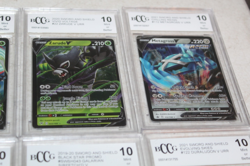 Lot 13 Graded Pokemon Cards Beckett 10 Dubwool Metagross Pikachu Beetle - Image 3