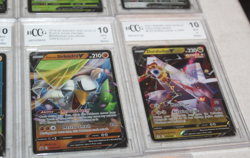 Lot 13 Graded Pokemon Cards Beckett 10 Dubwool Metagross Pikachu Beetle - Image 4