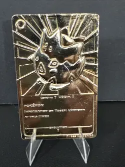 Pokemon Togepi 23k Gold Plated Trading Card 1999 Burger King Limited Edition - Image 2