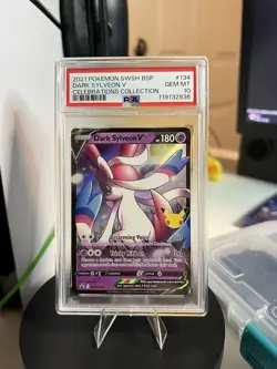 Sylveon v Dark SWSH134 Promo Card Holo PSA 10 - Image 1
