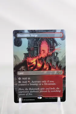 Blazemire Verge (Borderless) Duskmourn: House of Horror Foil - Image 1