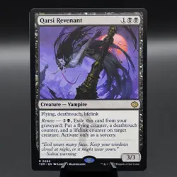 Qarsi Revenant 86 Rare Tarkir: Dragonstorm Magic: The Gathering Near Mint - Image 1