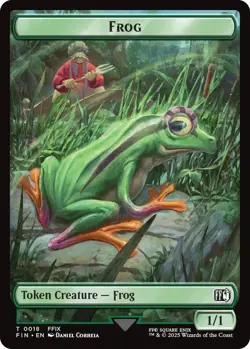 2x Frog/Hero Token, Final Fantasy Tokens, MTG, 2 pack, Magic the Gathering - Image 2