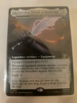 Skybreaker, Sword Of Bashenga (0452) Extended Art Non-Foil NM Near Mint - Image 1