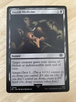 MTG Orcish Medicine Universes Beyond: The Lord of the Rings #0104 C LTR NM/M - Image 1