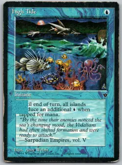 High Tide (Weber) Common Fallen Empires Magic: The Gathering Lightly Played - Image 1