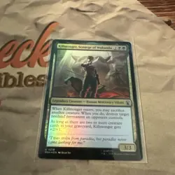 MTG Killmonger, Scourge of Wakanda FOIL MSH English M/NM #0218 - Image 1