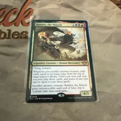 MTG Rakdos, the Muscle Outlaws of Thunder Junction 0226 Foil Mythic - Image 1