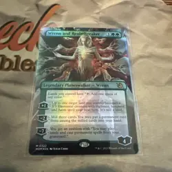MTG: Wrenn and Realmbreaker (Borderless) (Foil) (NM): March of the Machine #0322 - Image 1