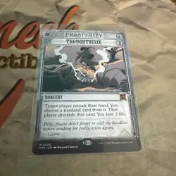 MTG Thoughtseize Outlaws of Thunder Junction: Breaking News Regular #0020 - Image 1