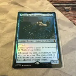 MTG Namor the Sub-Mariner Marvel Super Heroes Foil Mythic #0069 - Image 1