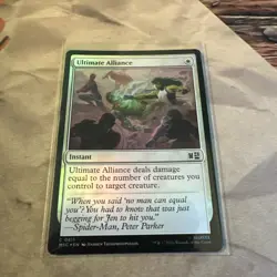 Ultimate Alliance (Foil) Common MTG Marvel Super Heroes Commander #0611 - Image 1