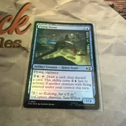 Flying Drone (Foil) Common MTG Marvel Super Heroes Commander #0621 - Image 1