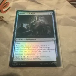 Stolen Stark Tech Foil 114 Marvel Super Heroes Magic the Gathering - Image 1