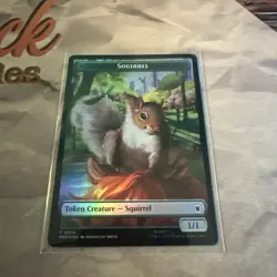 MTG FOIL {Squirrel Token} // {The Void Token} - Marvel Super Heroes #014 - Image 2