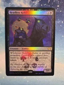 Near Mint x 1 Headless Rider - Media Promo Magic Promos - FOIL - Image 1