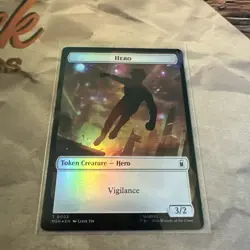 MTG Robot Villain/ Hero Foil Token Marvel Super Heroes #0002 - Image 1