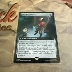MTG Iron Man Armor (Extended Art) (Marvel Super Heroes) NM #0427 - Image 1