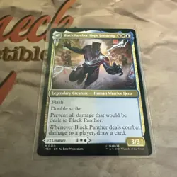 MTG Marvel Super Heroes M King T'Challa // Black Panther, Hope Enduring #0219 - Image 2
