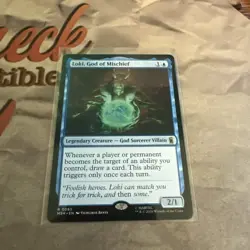 Loki, God of Mischief 65 MTG MSH Marvel Super Heroes Regular NM - Image 1